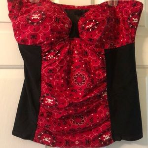 Skull bathing suit top!